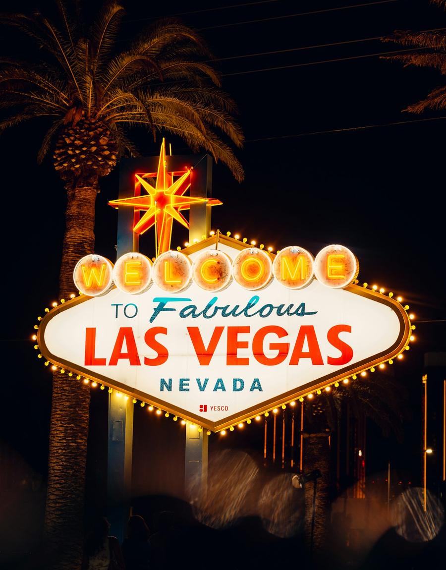 The Welcome to Fabulous Las Vegas neon sign